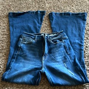 Kancan women’s ultra flare jeans